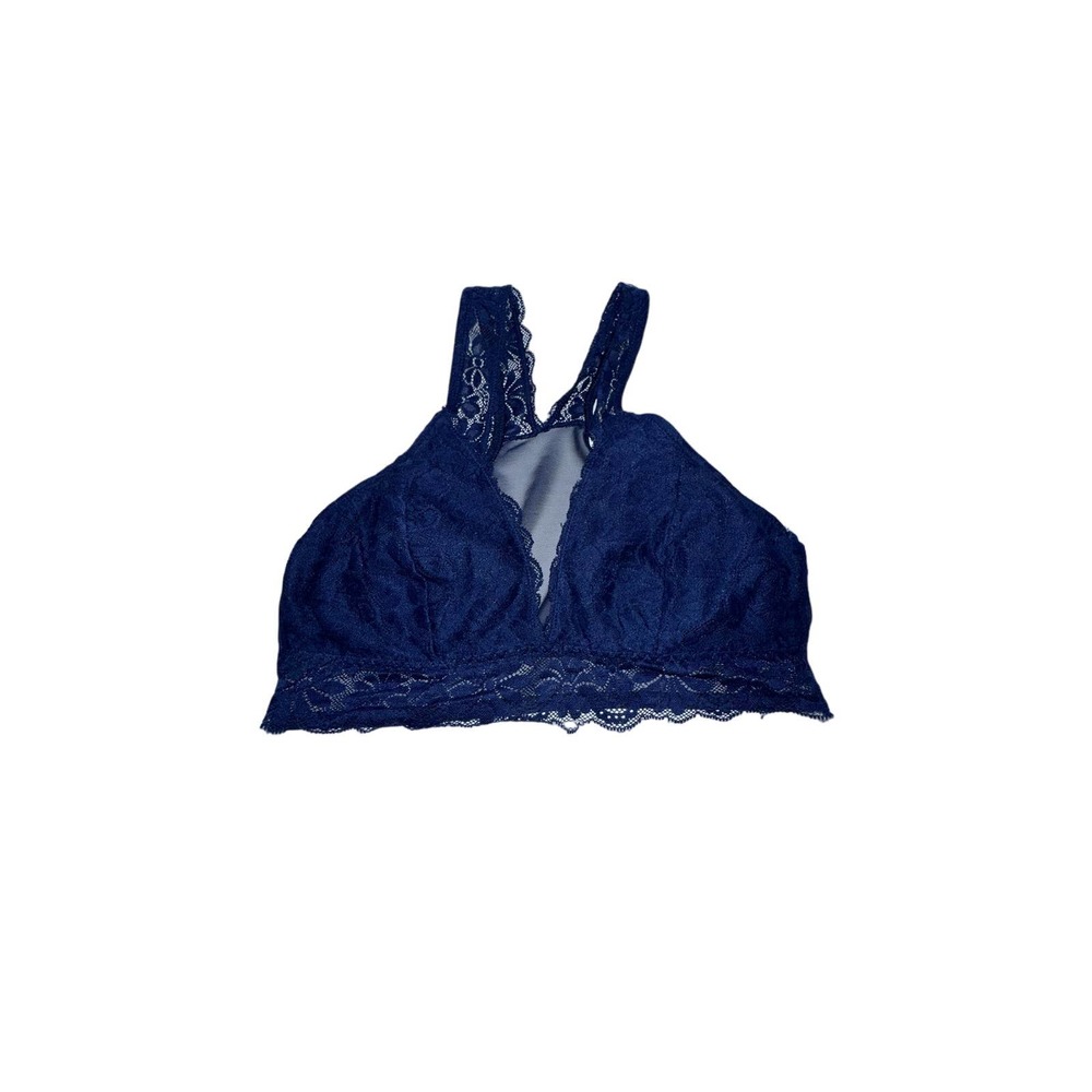 True Navy Lace Bralette Racerback‎ Size L